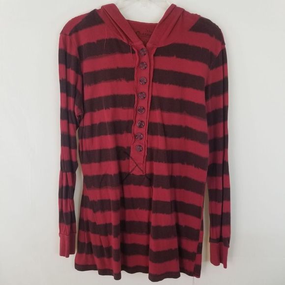 PacSun Tops - Black and Red Long Sleeve Tunic